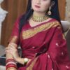 দেশীয় তাঁতের হ্যান্ডলুম কটন পিওর সুতি শাড়ী - Image 2